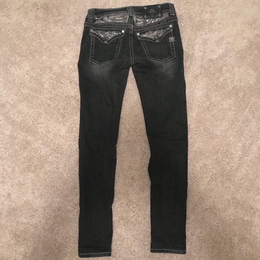 Miss Me Black Skinny Jeans